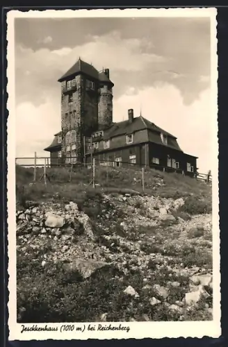 AK Reichenberg, Blick auf das Jeschkenhaus