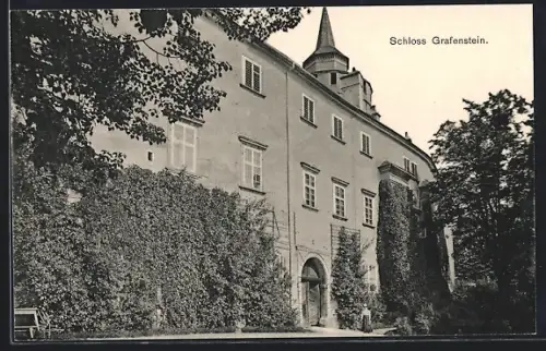 AK Grafenstein, Teilansicht vom Schloss Grafenstein
