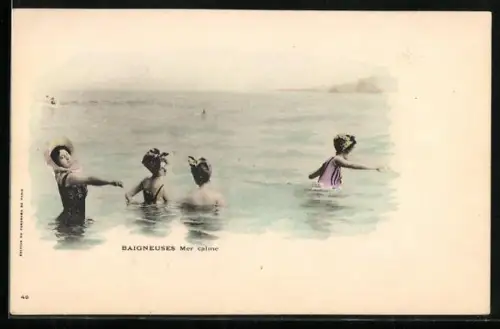 AK Baigneuses, Mer calme