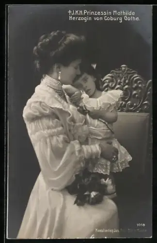 AK Prinzessin Mathilde, Herzogin von Coburg-Gotha