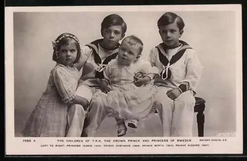 AK Kinder des Kronprinzen von Schweden