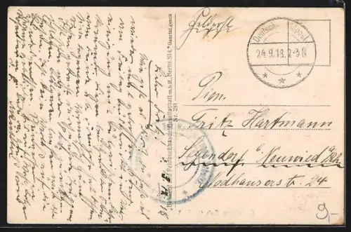 AK Vranje, Excellenz Scholz in Vranje, Vorbeimarsch