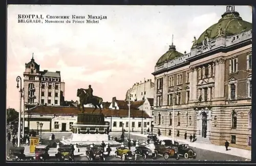 AK Belgrade, Monument du Prince Michael