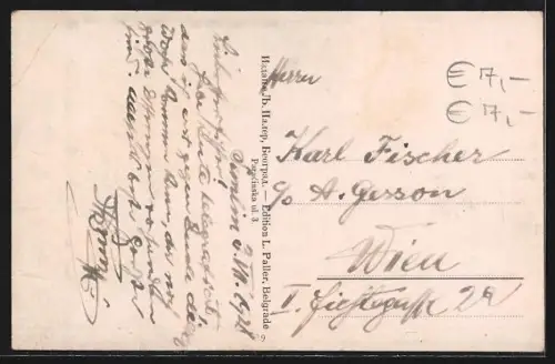 AK Belgrade, Monument du Prince Michael