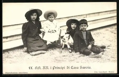 AK Adel von Italien. LL. AA. RR. i Principi di Casa Savoia