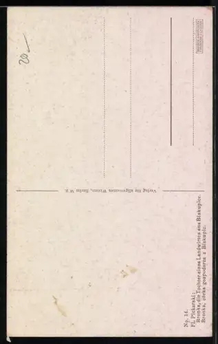 AK Biskupice, Bronka, Tochter eines polnischen Landwirtes, in volkstypischer Tracht