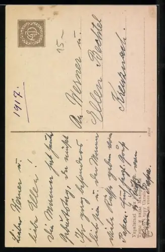 AK Russische Tänzer in Tracht