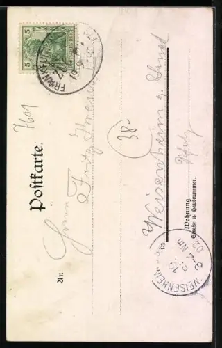 AK Ortenauer Bauer mit Pfeife in Badischer Tracht