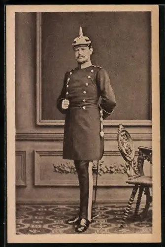 AK Paul von Hindenburg als Hauptmann im Generalstab, 1878