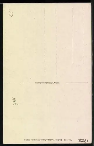 AK Mädchen schmust mit Katze