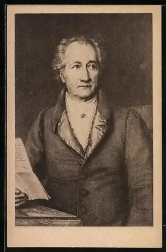 AK Portrait von Goethe