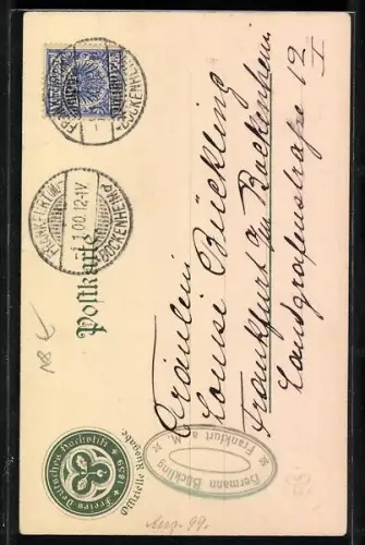 AK Portrait Johann W. Goethe