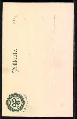 AK Portrait Johann W. Goethe