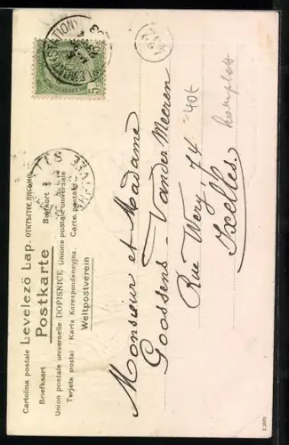 AK Ach neige, Du Schmerzensreiche..., Margarete kniet nieder, Faust