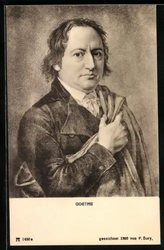 AK Johann Wolfgang von Goethe, Dichter