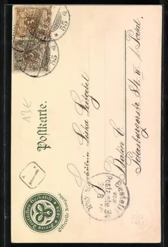 AK Portrait Johann W. Goethe