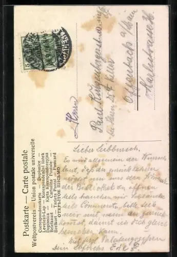 AK Grossherzog Friedrich von Baden mit Orden