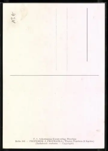 AK Mann in Zillertaler Tracht