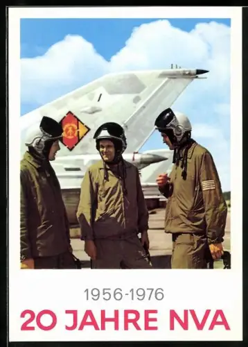 AK 20 Jahre NVA 1956-1976, Kampfflieger vor MIG-Kampfjet