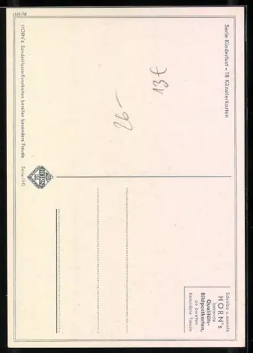 Künstler-AK Dörfel: Hoppla, hoppla Reiter..., Knabe trägt Kameraden auf den Schultern