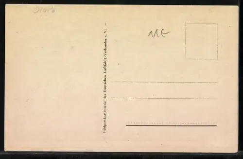 AK Hochleistungs-Segelflugzeug über der Rhön