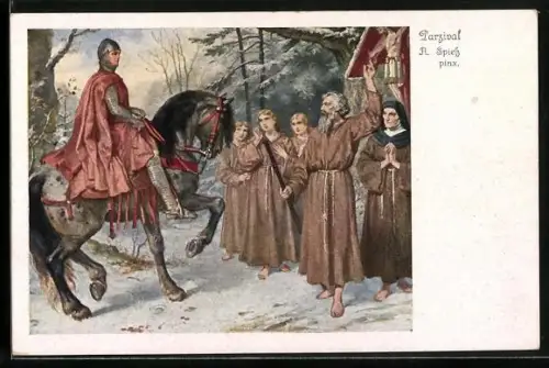AK Parsival begegnet am Karfreitag einer wallfahrenden Ritterfamilie