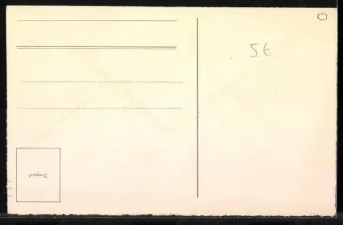 AK Maikäfer öffnen eine Box mit einem kleinen Ast, Pfingstgrüsse