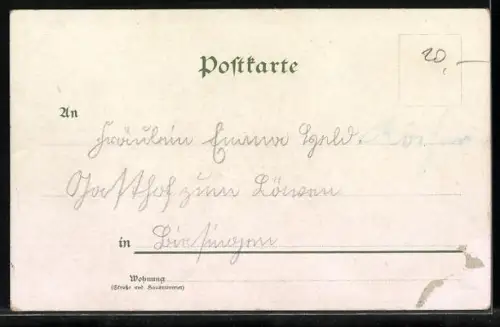 AK Goethe im Portrait und Ausschnitte aus seinen Werken