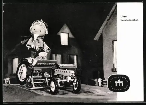 AK der Sandmann fährt einen Traktor