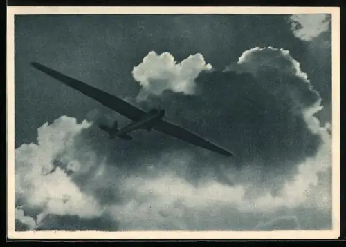 AK Plachtenie v termike, Segelflugzeug im Aufwind