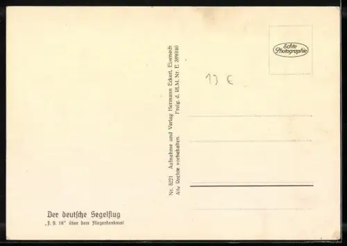 AK Segelflieger über Hügellandschaft