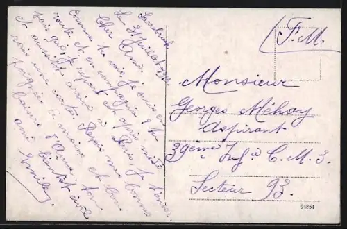 AK Saarbrücken, Alte Brücke mit Kaiser-Wilhelm-Denkmal