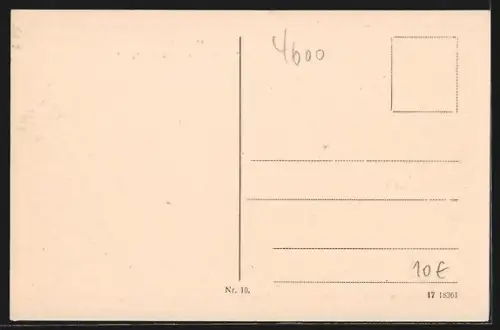 AK Dortmund, Goebenstrasse mit Oberbergamt