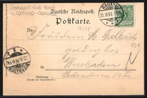 AK Oberwiese, Ansicht vom Schiffshebewerk Oberwiese