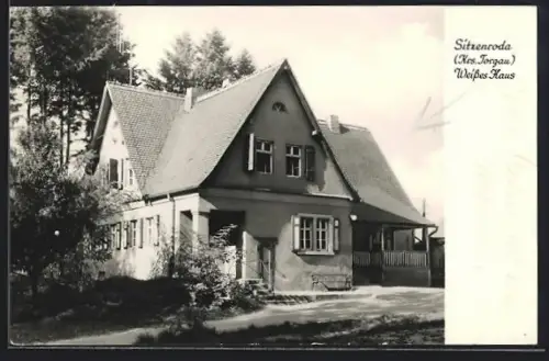 AK Sitzenroda /Torgau, Gasthof Weisses Haus
