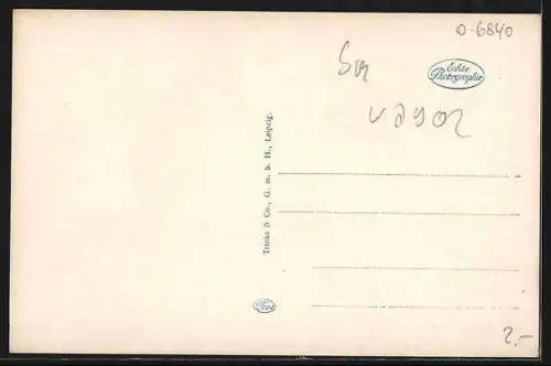 AK Pössneck, Hauseingang Markt 2