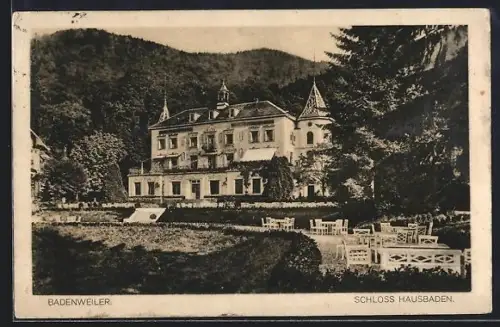 AK Badenweiler, Ansicht von Schloss Hausbaden