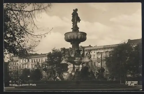 AK Berlin-Tiergarten, Herkulesbrunnen auf dem Lützowplatz