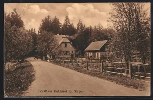 AK Netphen /Siegen, Forsthaus Hohenrot
