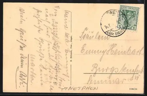 AK Netphen /Siegen, Forsthaus Hohenrot