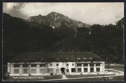 AK Walchensee, Ansicht vom Walchenseekraftwerk