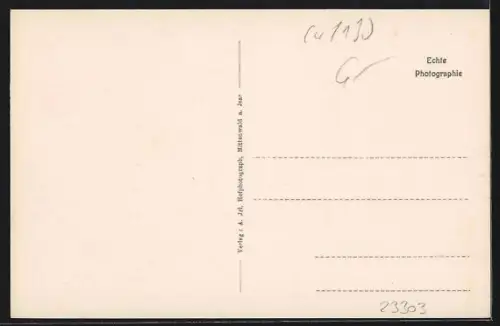 AK Mittenwald a. Isar, Anblick vom Goethe-Haus