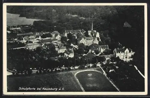 AK Naumburg a. S., Fliegeraufnahme der Landesschule zur Pforte