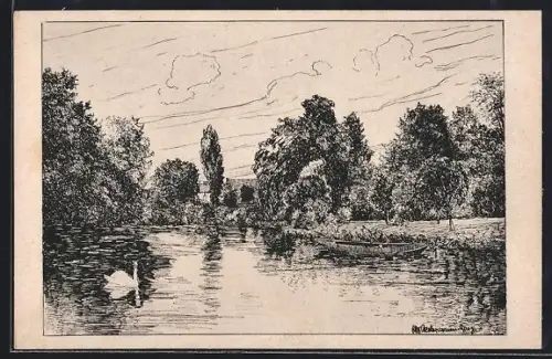 AK Moers, Stadtgraben