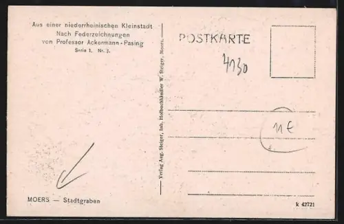 AK Moers, Stadtgraben