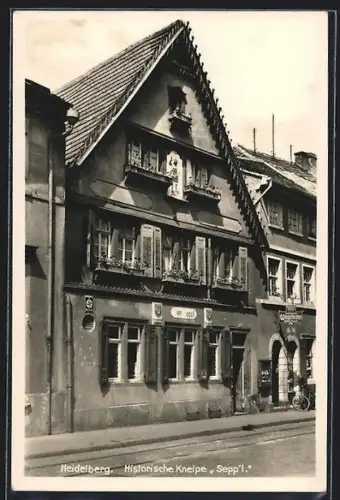 AK Heidelberg / Neckar, Gasthaus Historische Kneipe Sepp`l