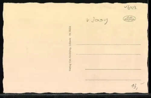 AK Bad Salzschlirf, Ausblick vom Kurgarten mit Kirche