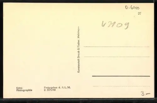 AK Meiningen i. Thür., Ortsansicht mit Kirche