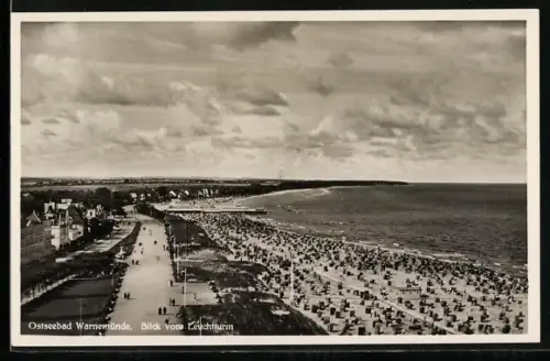 AK Warnemünde, Blick vom Leuchtturm