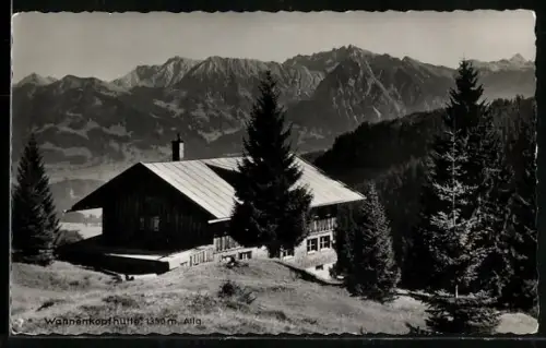 AK Obermaiselstein /Allgäu, Berggasthaus Wannenkopfhütte, Inh. Rudolf Dausser